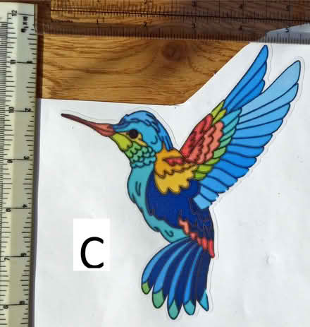 Photo of free Humming bird stickers; 3 designs (Tiffield NN12) #3