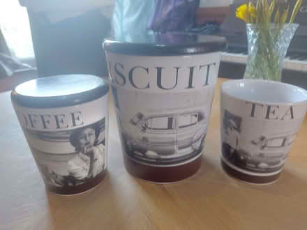 Photo of free Tea, coffee and biscuit storage set (Mill Rd area NN8) #1