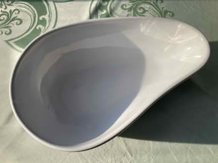 Photo of free White glazed pottery dish (Rochester ME1) #2