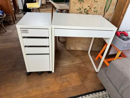 Photo of free IKEA desk & drawers (Hamm Court TW17) #4