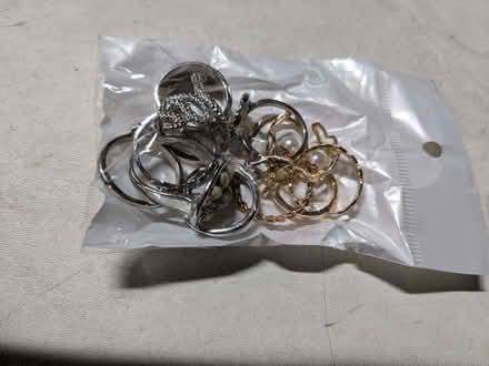 Photo of free Bag of assorted rings (Roffey RH12) #1