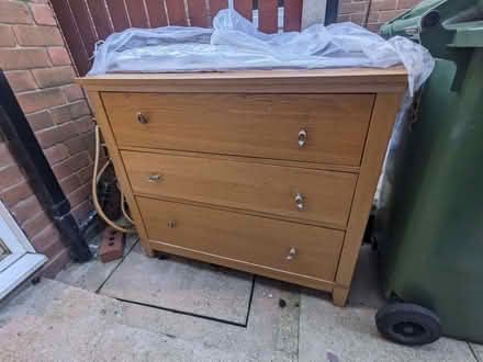 Photo of free IKEA Herefoss 3 drawer chest of drawers (Gawthorpe WF5) #1