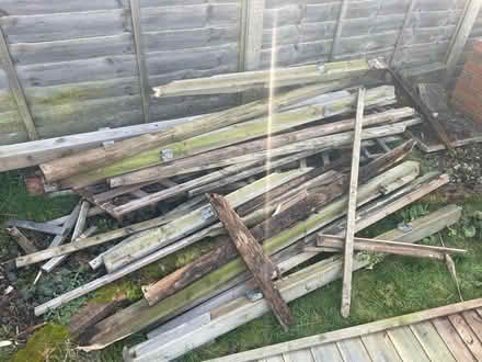 Photo of free Fire wood fence panels (London sw16) #2