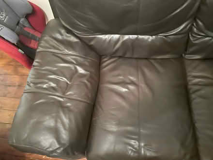 Photo of free 2 seater leather sofa (Great Preston WF10) #3