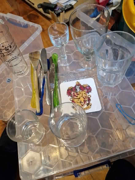 Photo of free Assorted glasses and kitchen items (bn3 1bb) #1