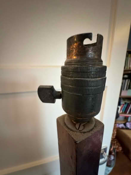 Photo of free Old wooden tall lamp (Woodlesford, LS26) #2