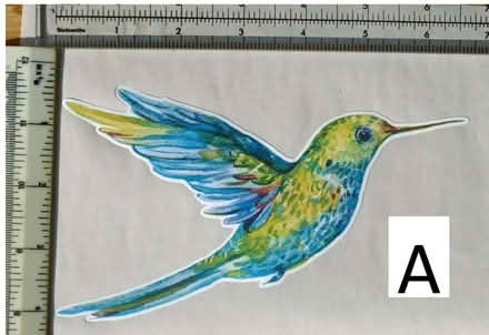 Photo of free Humming bird stickers; 3 designs (Tiffield NN12) #1