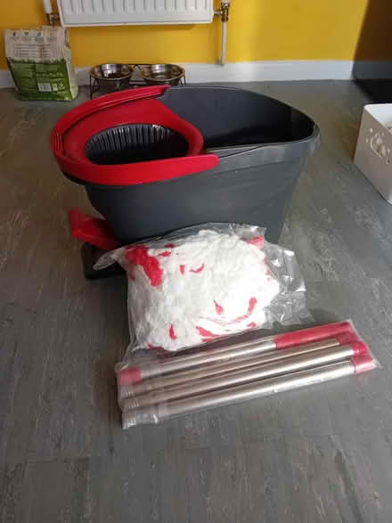 Photo of free Mop bucket, mop head & mop handle (LE77AD) #1