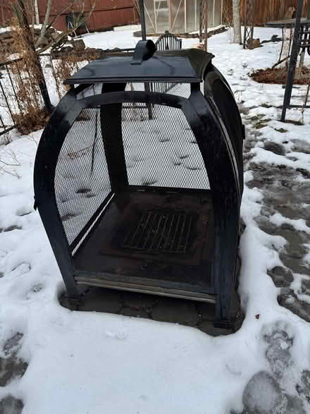 Photo of free XLarge Black Metal Gazebo/Firepit (Larkspur SE Bend) #4