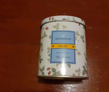 Photo of free Tea caddy with strawberry motif (Wandsworth Common SW12) #1