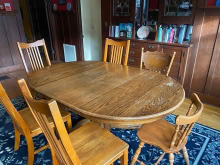 Photo of free Table with two chairs (Pomona) #1