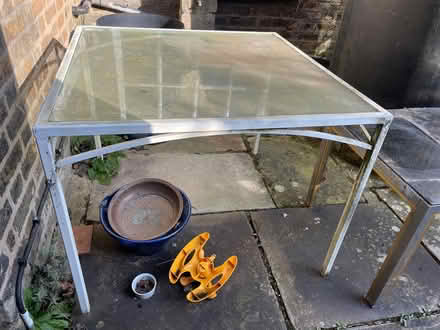 Photo of free Glass topped garden table (Barnes SW13) #2