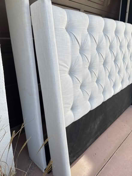 Photo of free King Size Headboard and frame (Tustin Ranch) #2