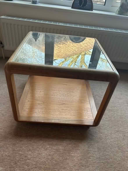 Photo of free Glass coffee table for upcycling (Chalfont St Giles HP8) #1
