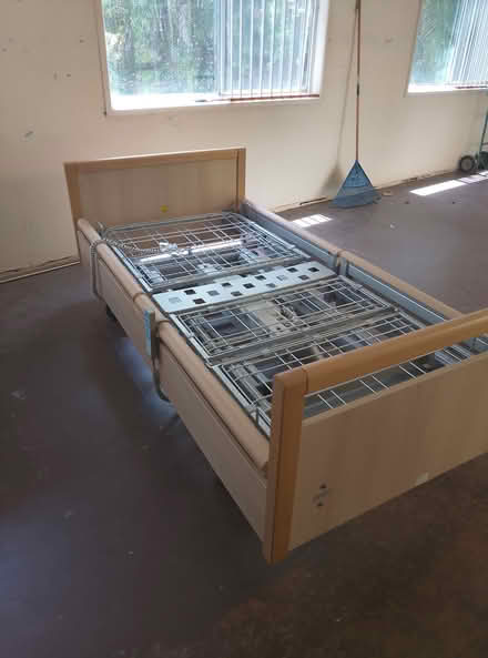 Photo of free Medical bed single no mattress (Bardon) #1