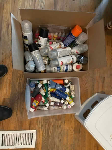 Photo of free Boxes of craft paints (Iliff & Chambers) #1