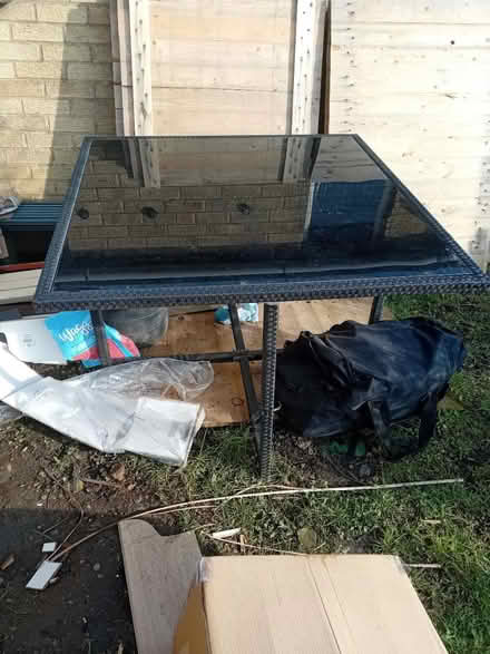 Photo of free Glass garden table (LE77AD) #1