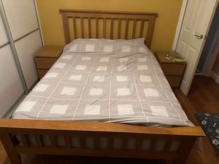 Photo of free King size bed and Emma memory foam mattress (Great Preston WF10) #2