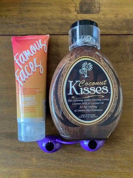 Photo of free Tanning lotion and eye goggles (Boulder, CO) #1