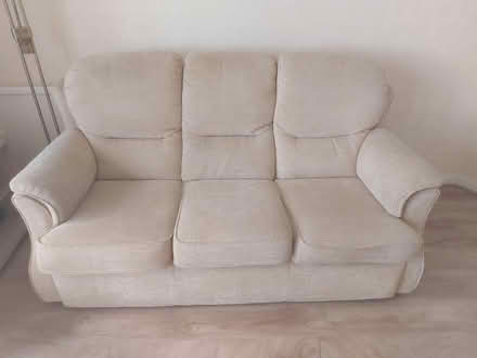 Photo of free 3 seater sofa & armchair (Frimley) #1