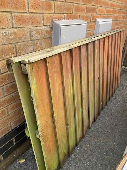 Photo of free X2 wood fence panels (Croxteth L12) #1