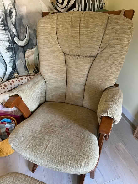 Photo of free Rocking chair and foot stall (Horsham) #2