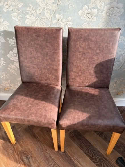 Photo of free 2 Dining chairs (Hillcliffe WA4) #1