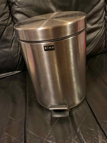 Photo of free Small chrome pedal bin (Pebsham TN40) #1