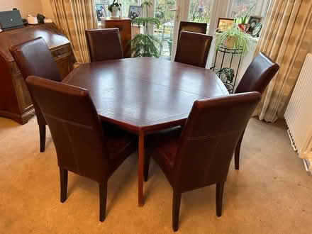 Photo of free Octagonal Dining Table and Chairs (London N12. Woodside Park) #3