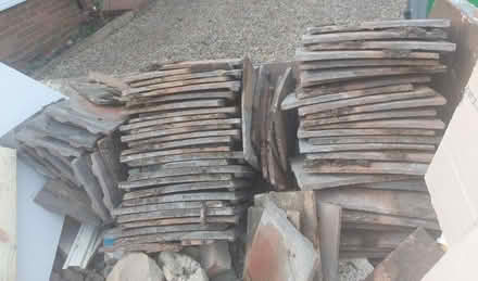 Photo of free Tiles, pallet, insulation, bucket (Frimley) #2