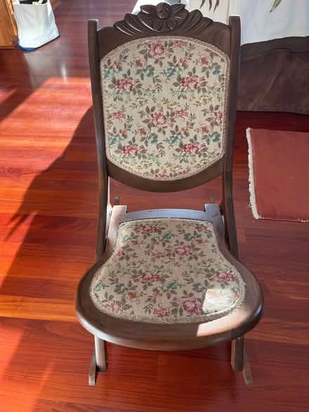 Photo of free Rocking Chair (Near Rancho San Antonio Park) #1