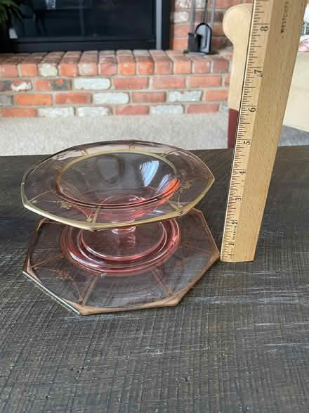 Photo of free Pink candy two-piece candy dish (Troy - Rochester and Wattles) #3