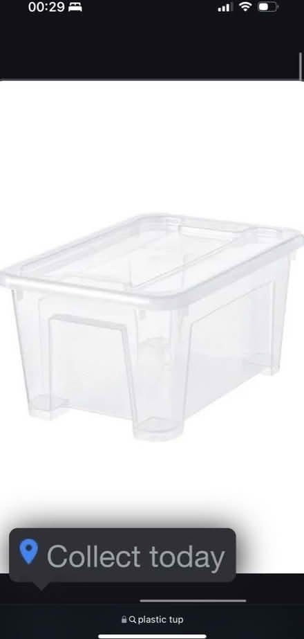 Photo of Large plastic storage tub(s) (Dartmouth Park N19) #1