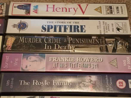 Photo of free 16 VHS video tapes (Hednesford WS12) #3