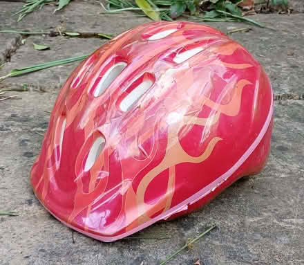 Photo of free Child's bike helmet (used condition) (Highway SL6) #1