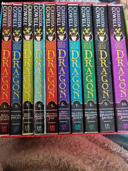 Photo of free How to train your dragon books (SN10 5TS Victoria park) #1