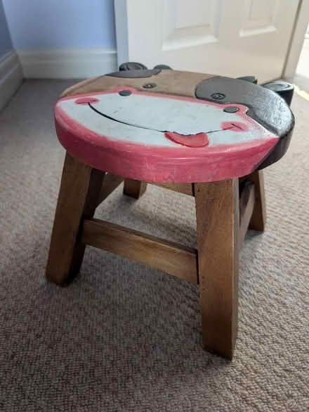 Photo of free 2 x wooden stools (Hornby LA2) #1