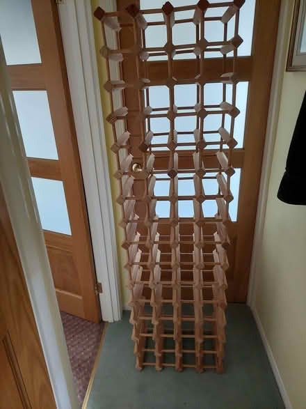 Photo of free Wooden wine rack (Pyrford GU22) #1