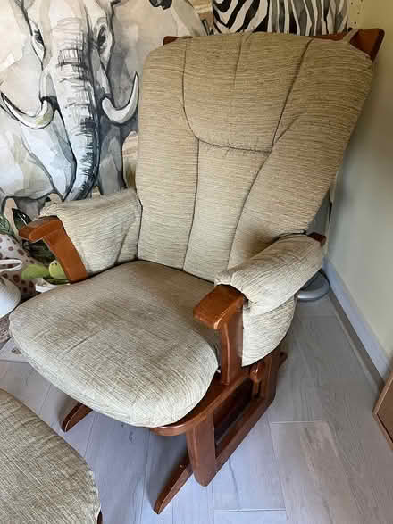 Photo of free Rocking chair and foot stall (Horsham) #3