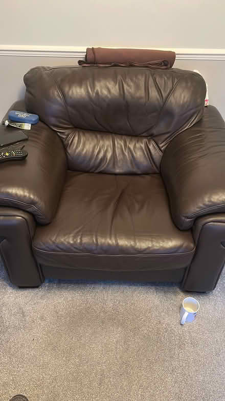 Photo of free Large 3 Seater Sofa & Armchair (Monkwick CO2) #1