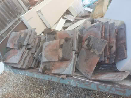 Photo of free Tiles, pallet, insulation, bucket (Frimley) #1