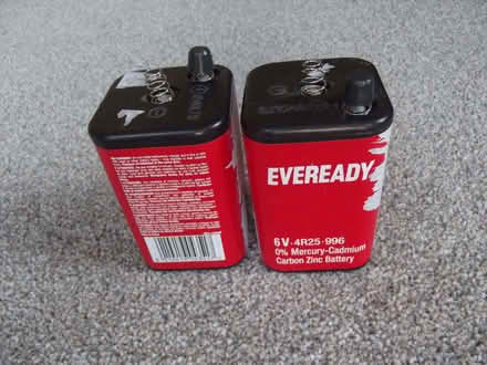 Photo of free 6 Volt Batteries - 4R25 or 996 (Sapley PE28) #1