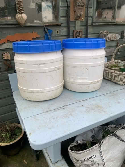 Photo of free Two plastic storage tubs (Presteigne LD8) #2