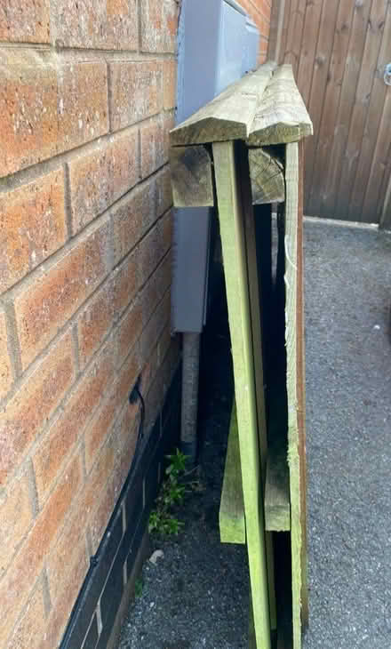 Photo of free X2 wood fence panels (Croxteth L12) #2