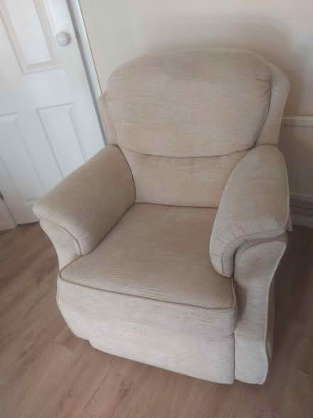 Photo of free 3 seater sofa & armchair (Frimley) #2