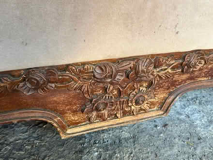 Photo of free hand carved sofa (Ithaca west hill) #2