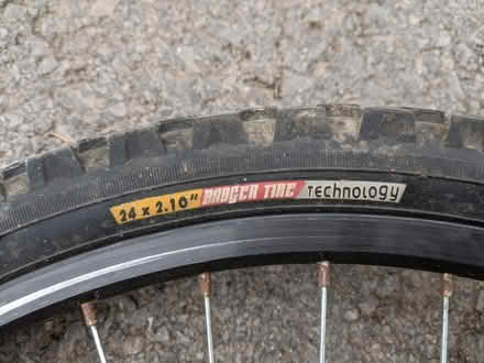 Photo of free 24 inch bycicle wheel (Burbage SK17) #2