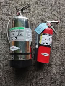 Photo of free two Amerex fire extinguishers #1