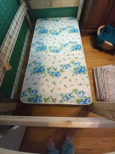 Photo of free twin size box spring (north Oak Park) #3