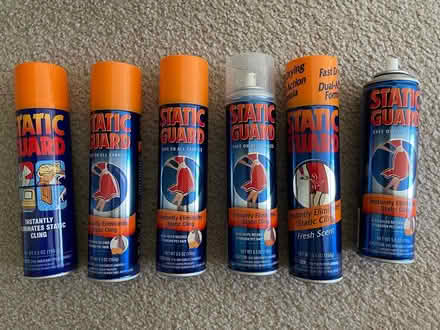 Photo of free Static Guard 6 cans (Butler, NJ) #3